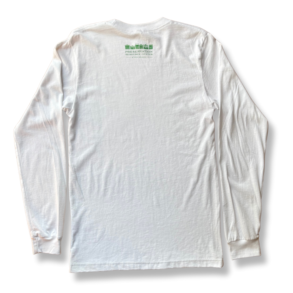 "Purple, Green & Gold" Long Sleeved Mardi Gras T-Shirt - Image 2