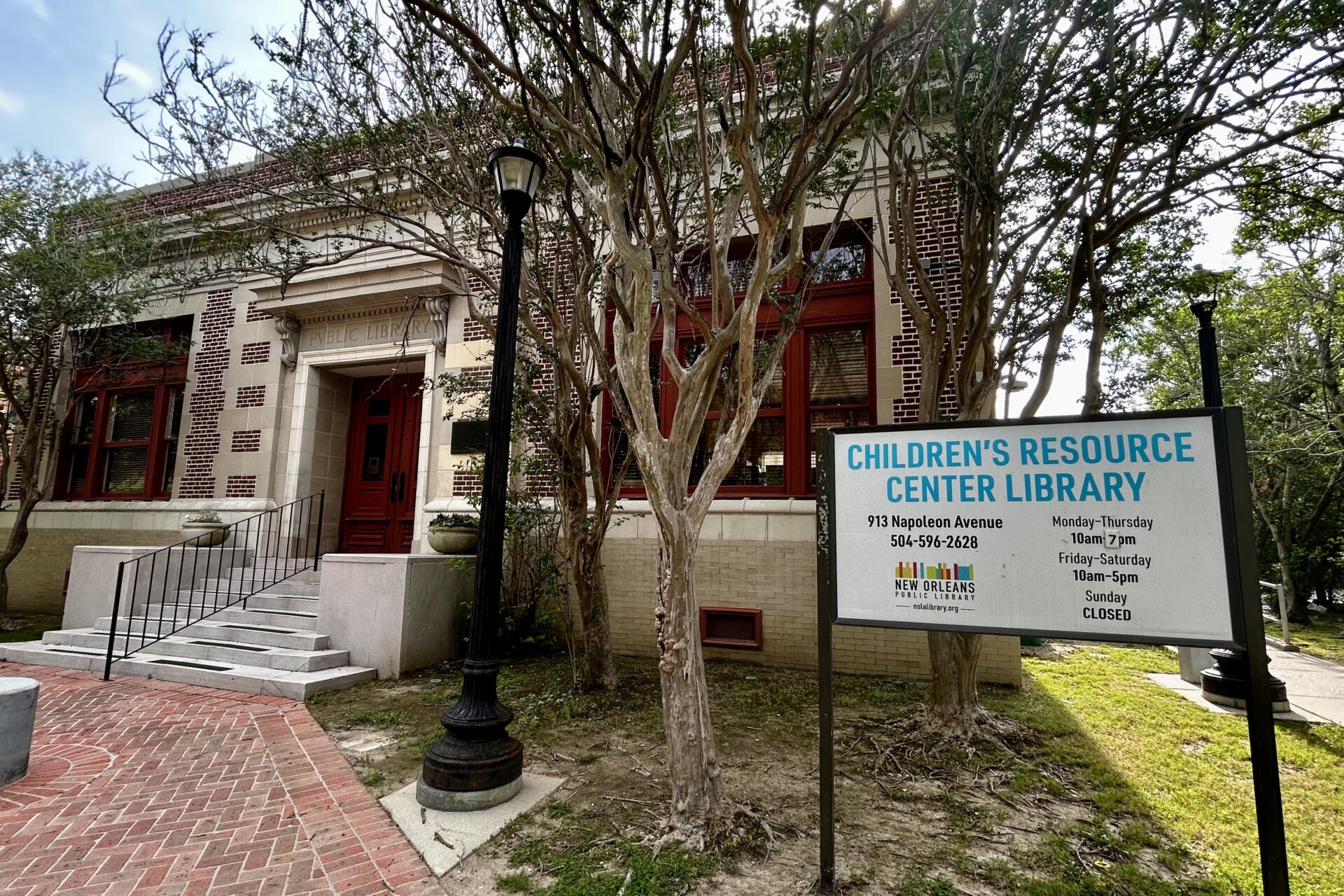 The New Orleans Public Library’s Children’s Resource Center closed for renovations in May. It is expected to reopen in summer 2026 as a center for early literacy.