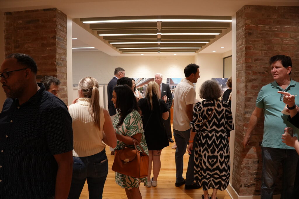 The Preservation Resource Center's Beams & Brews at the Historic New Orleans Collection's new building.